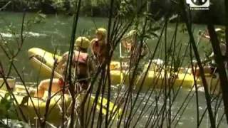 preview picture of video 'Rafting on river Kolpa - Slovenia'