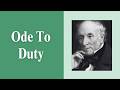 WILLIAM WORDSWORTH Ode to Duty (in English) #wordsworth #wordsworthpoetry #poetrycommunity
