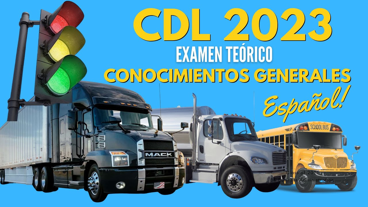 Watch 2023 EXAMEN TEÓRICO CDL EN ESPAÑOL |Conocimientos Generales.Licencia de conducir Camiones en USA. Now 2023 EXAMEN TEÓRICO CDL EN ESPAÑOL |Conocimientos Generales.Licencia de conducir Camiones en USA.