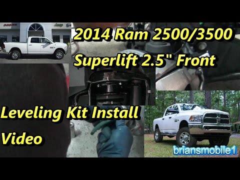 2014 Ram 2500 2.5" Superlift Leveling Kit Install