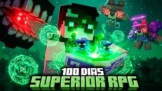 Sobrevivi 100 Dias no SUPERIOR RPG do Minecraft - O FILME