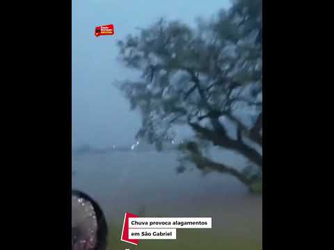 Chuva supera 190 mm e provoca alagamentos em cidades do Rio Grande do Sul