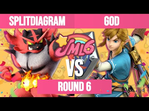 SplitDiagram (Incineroar, Kirby) vs GOD (Link) - JMLeague6 Round 6