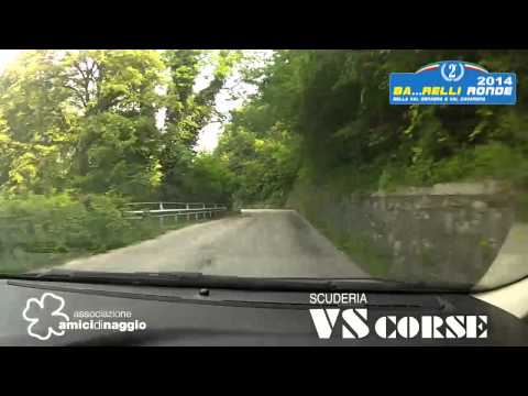 2^  BA...RELLI RONDE  PS  NAGGIO 2014  video dall'abitacolo