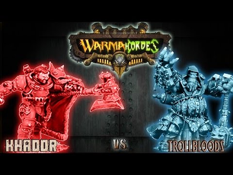 Warmachine & Hordes - Khador (Kozlov) vs. Trollbloods (Ragnor) - 0pt Battle Report