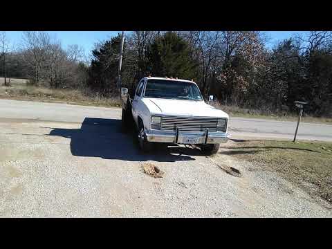 Square body dually, burnouts, 1 ton, 454 power