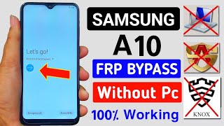Samsung A10/A10s Google Account Bypass || Unlock Frp New Method 2023 || Without Pc || 100% Working