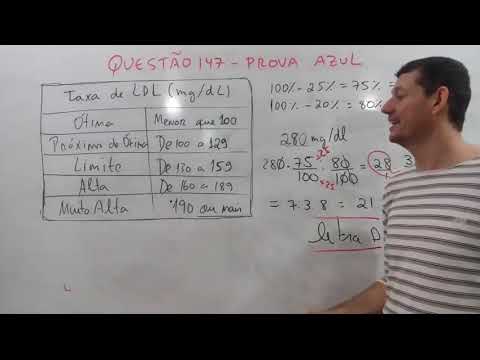 147 QUESTÃO DE PORCENTAGEM RESUMÃO - ENEM 2018 PROVA AZUL