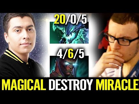 MagicaL Destroy Miracle =.= Brutal 20 Kill $ 0 Death GGWP RIP Miracle- Dota 2