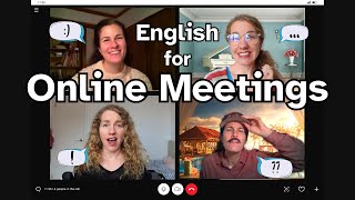 What to Say in Online Meetings | English for Video Calls