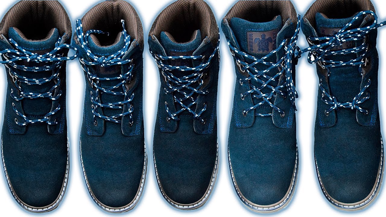 5 Formas de atar tus agujetas o cordones para botas de hombre
