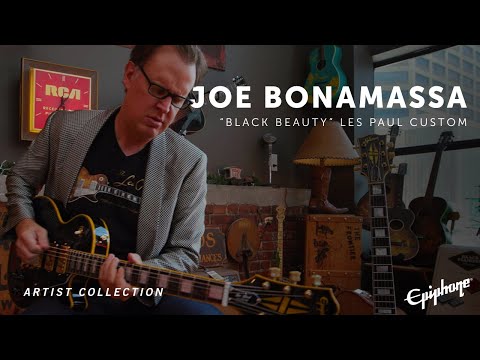 Joe Bonamassa Introduces the Epiphone "Black Beauty" Les Paul Custom