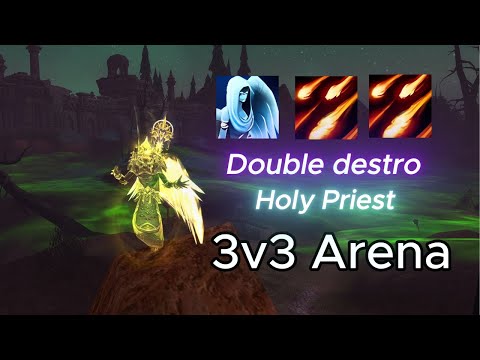 3.1k EXP - Holy Priest 3v3 Arena with Double Destro Warlock | The War Within Retail S3