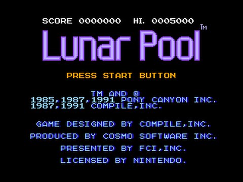 Lunar Pool [NES] - Walkthrough (by Achpile)