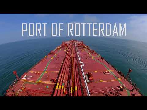 Timelaps in 4K Large vessel arriving  at Port of Rotterdam | Shot on Insta 360 One R