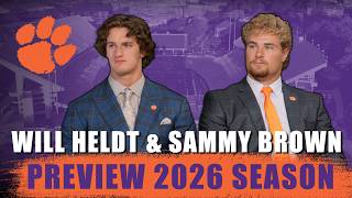Clemson Stars Will Heldt & Sammy Brown | 2026 ACC Football