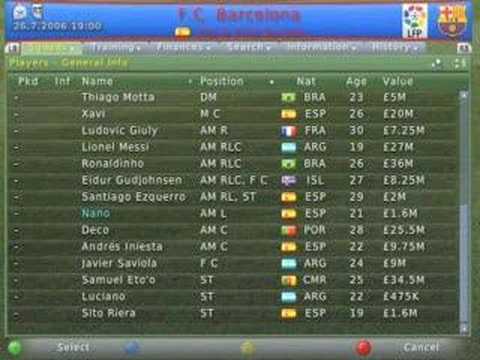 football manager 2007 xbox 360 best players