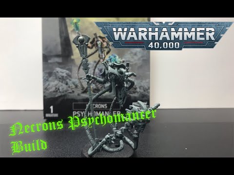 Warhammer 40K Necrons Psychomancer Full Assembly