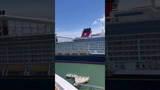 Disney cruise spotted at Bahamas 🇧🇸 #disneyland #disneycruise #travel