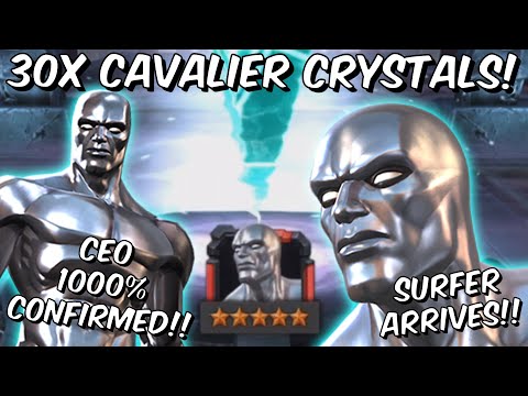 30x 6 Star Silver Surfer Cavalier Crystal Opening! - CEO CONFIRMED!!! - Marvel Contest of Champions