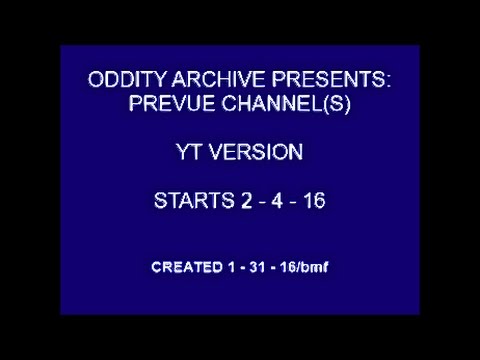 Oddity Archive: Episode 94 – Prevue Channel(s)