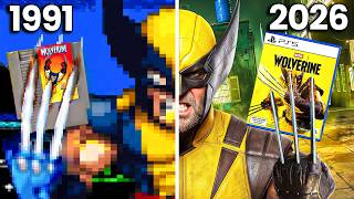 Evolução INCRÍVEL do WOLVERINE nos GAMES