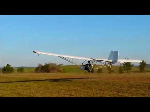 jb glider ultralight glider brazilian aero tow. planador ultraleve