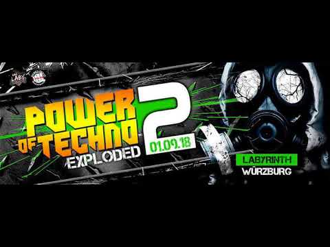 Hard Instruction Power of Techno 2018 Labyrinth Wuerzburg Germany Hardcore Liveset Mix