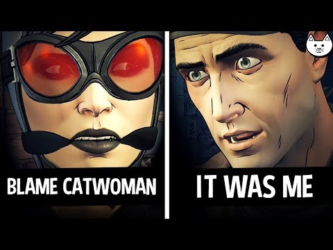 BLAME CATWOMAN vs IT WAS ME - Both Endings - Batman The Enemy Within Episode 3 Gameplay Choices