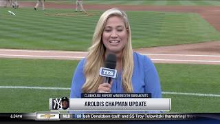Aroldis Chapman set to resume throwing Saturday