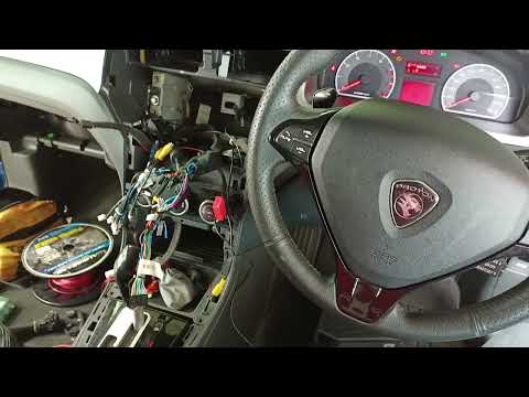Proton Suprima / Preve add on 12V relay to connect Android Car Player Headlight