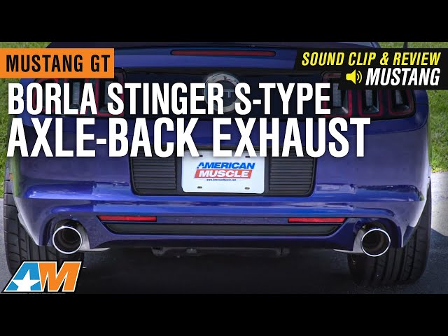Borla AxleBack 11798 S-Type Mustang GT and Shelby GT500 (2011-2014)