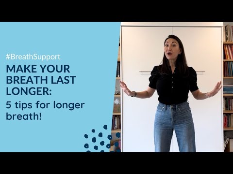 Stop RUNNING OUT OF BREATH! 5 great tips to make your singing breath last longer