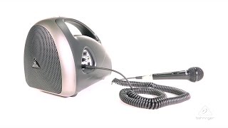 Video thumbnail for EUROPORT HPA40 40-Watt Handheld PA System with Microphone by Behringer