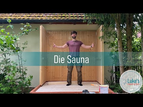 Ich baue (fast) alleine eine DIY Gartensauna