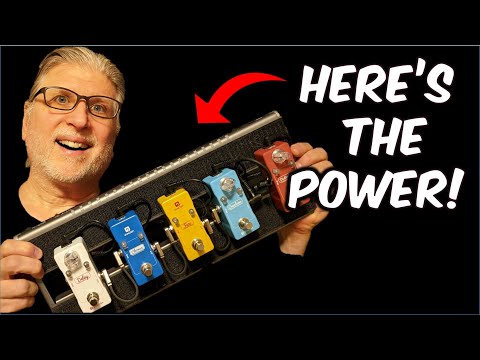 AFFORDABLE Pedalboard with BUILT IN POWER SUPPLY – Vangoa VPPD-S