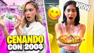 CENANDO CON $200 PESOS! con @Marc0sUriel y @alanmejiamx 💵🤑🍔| Hermanas JM