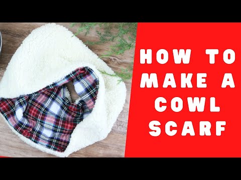Cowl Scarf Sewing Tutorial an Easy Sewing Project for Beginners.