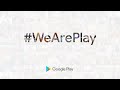 Video featuring people behind four apps and games businesses on Google Play: Melissa, an entrepreneur for many years; Yvonne and Alyssa, who created a game with no prior experience; Anica and Kristijan, who run a family business; and Sam, who creates medical games.