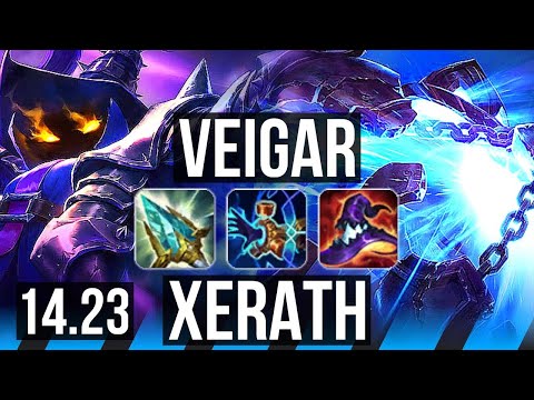 VEIGAR vs XERATH (MID) | KR Diamond | 14.23