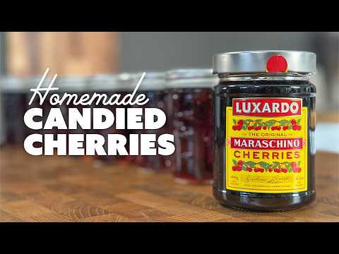 DIY Luxardo Cherries (Candied Cherries)