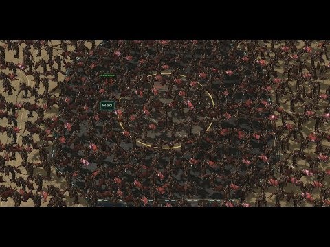 Starcraft 2 - 500 clumped Mutalisks vs 10 Thors