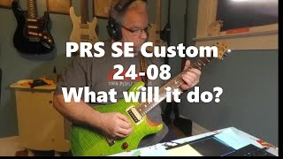 Video thumbnail for PRS SE Custom 24-08. What can it do? by Paul  L Guitar