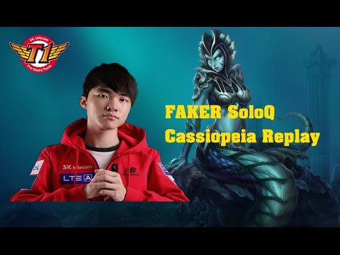 SKT T1 Faker Cassiopeia vs Xerath SKT T1 Wolf, KR LOL Challeger 1172LP