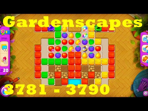 Gardenscapes Level 3781 - 3790 HD Walkthrough | 3 - match game | gameplay | android | ios | pc | app