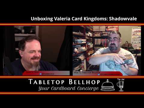 Unboxing Valeria: Card Kingdoms Shadowvale Expansion. This board game is hot from Kickstarter.