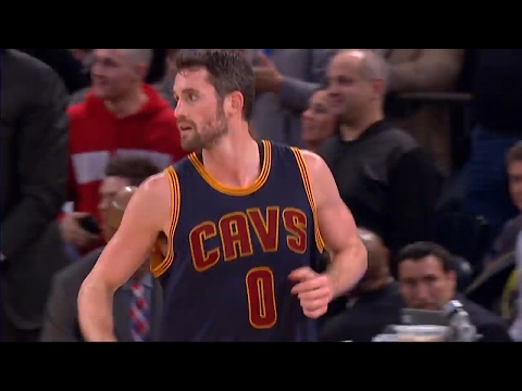 Kevin Love with a Dagger Three | Cavaliers vs Knicks | February 4, 2017 | 2016-17 NBA Season