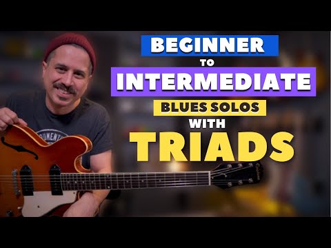 Let me show you a Triads Blues Guitar lesson!