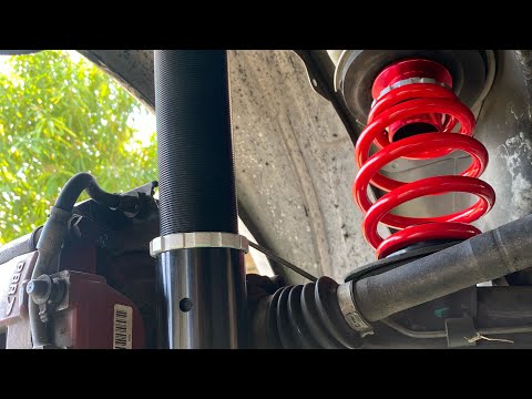 Part 2 GTO Rear Suspension upgrade! *Pedders coilover*