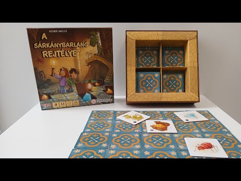 A sárkánybarlang rejtélye társasjáték bemuti - Játék bemuti